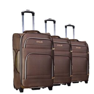 چمدان مسافرتی سه تیکه مدل پلو (جلیقه ای )