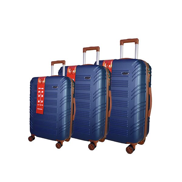 ست چمدان مسافرتی سه تیکه فایبر گلس هاسونی