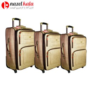 چمدان سه تیکه مسافرتی پلو مدل پاریس RS-14